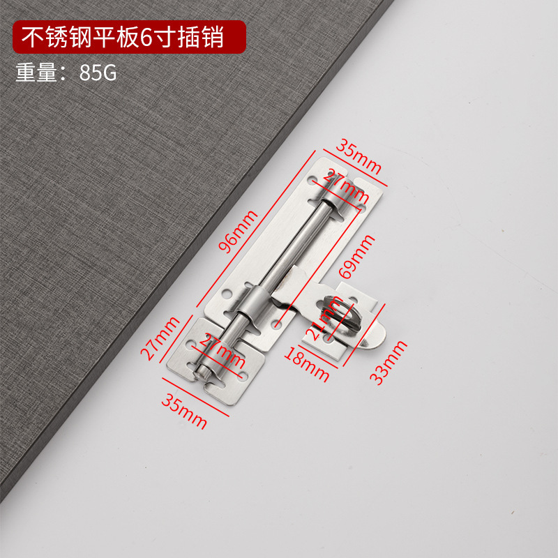 ステンレス製のラッチ倉庫の木製ドアは、ロック付きの左右のドアを厚くして、ペットケージの双方向にロックされた盗難防止ドアラッチを固定します|undefined