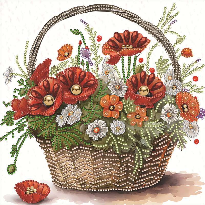 Pintura de Diamantes 5D con Forma Irregular de Princesa de Fantasía, Pintura de Diamantes DIY, Pintura de Diamantes con Puntos de Cristal, 30×30