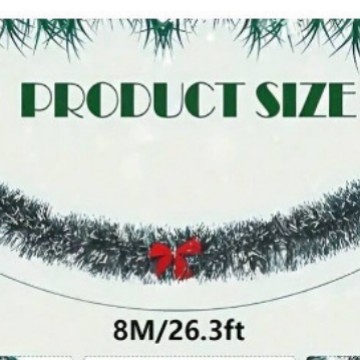 8m 흰색 가장자리와 48개의 활