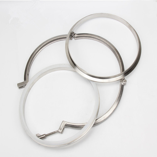 304 Clamping Flange Kit Gasket Clamping Fitting Sanitary Grade Fast Clamp Handcuff Bulk Wholesale