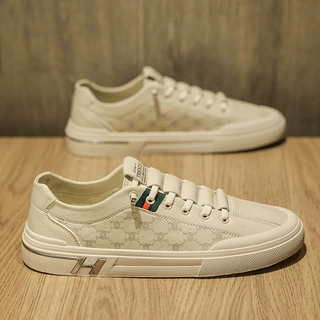 轻奢男鞋小白鞋新款欧洲板鞋春夏四季百搭一脚蹬休闲运动潮鞋