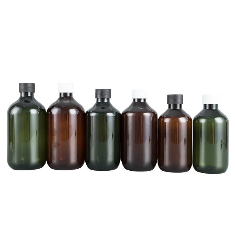Boston botella champú ducha gel puro loción embalaje 100mL-500ml largo cuello redondo hombro