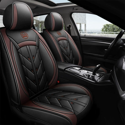 Wear-Resistant Leather Seat Cover Seat Cushion: Universal seat cover