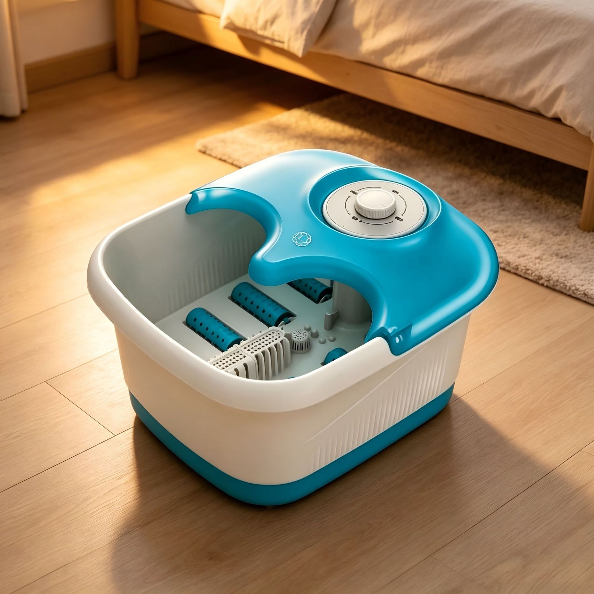Aparatos eléctricos de baño de pies a temperatura constante, cubos de remojo de pies, lavabo de pies de calefacción inteligente, masaje de pies portátil, lavabo de pies de salud transfronterizo image 3