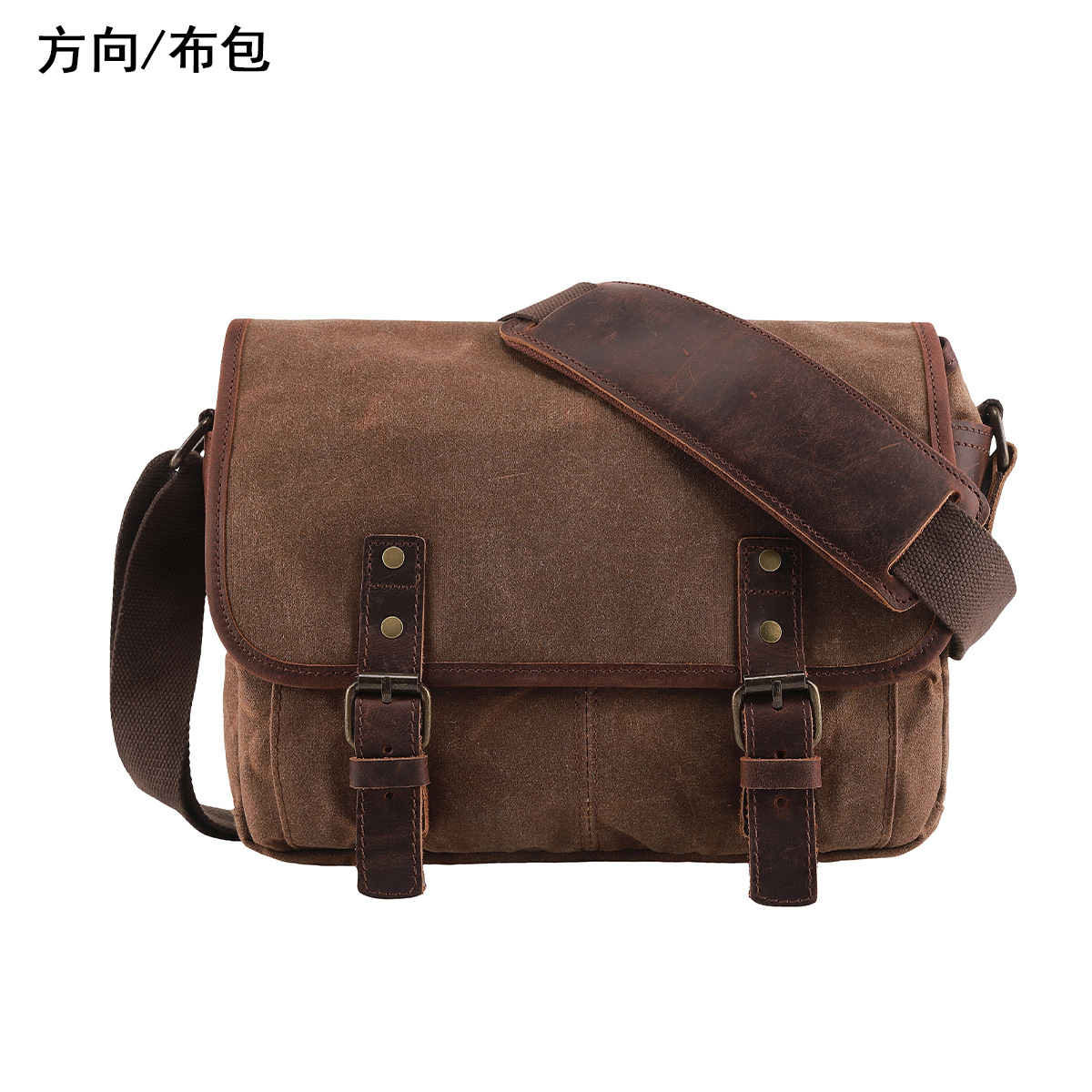 Fábrica directa nueva bolsa de fotografía al aire libre DSLR profesional bolsa de cámara de lienzo de cera impermeable micro bolsa de hombro