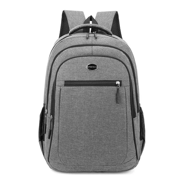 Computer Backpack Men's Backpack Business Large Capacity Printable Logo Simple Cross-border Schoolbag Junior High School Students