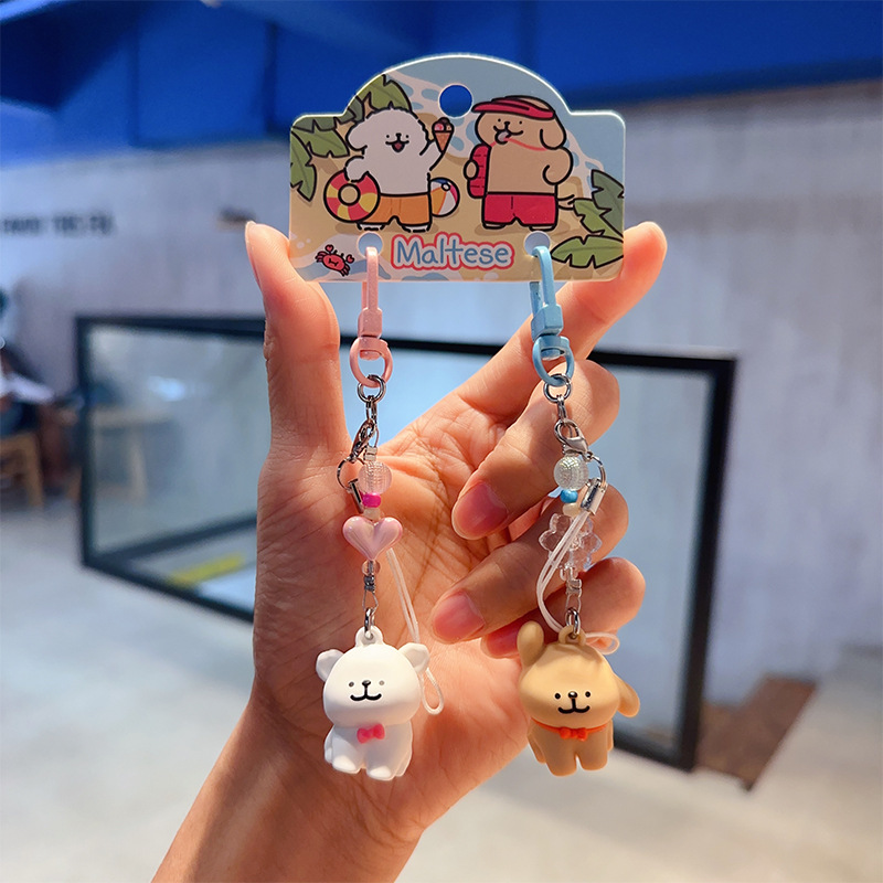 정품 귀여운 라인 강아지 스티커 스타일