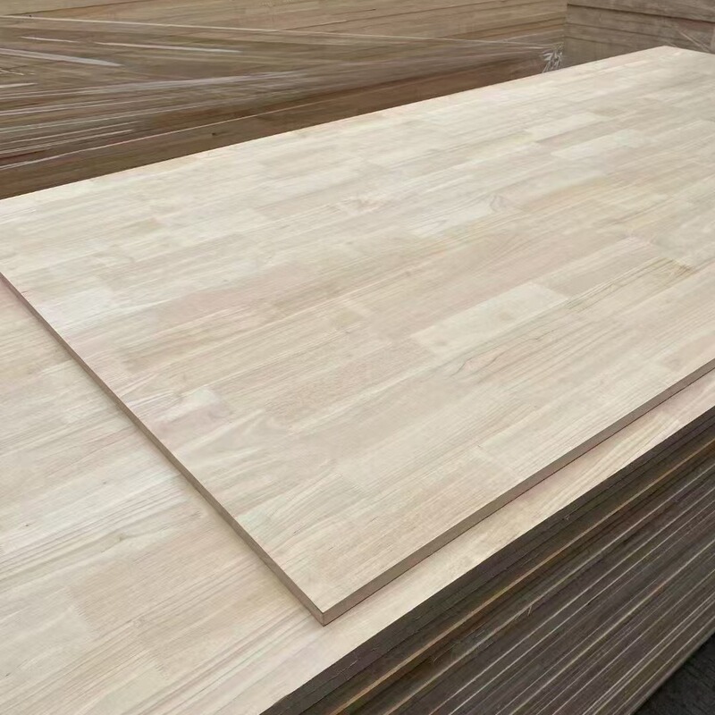 Rubber Wood Finger Splice Board Plug Direct Splice Board Thailand UV Paint-free Furniture Board Cabinet Wardrobe Body Lacquer
