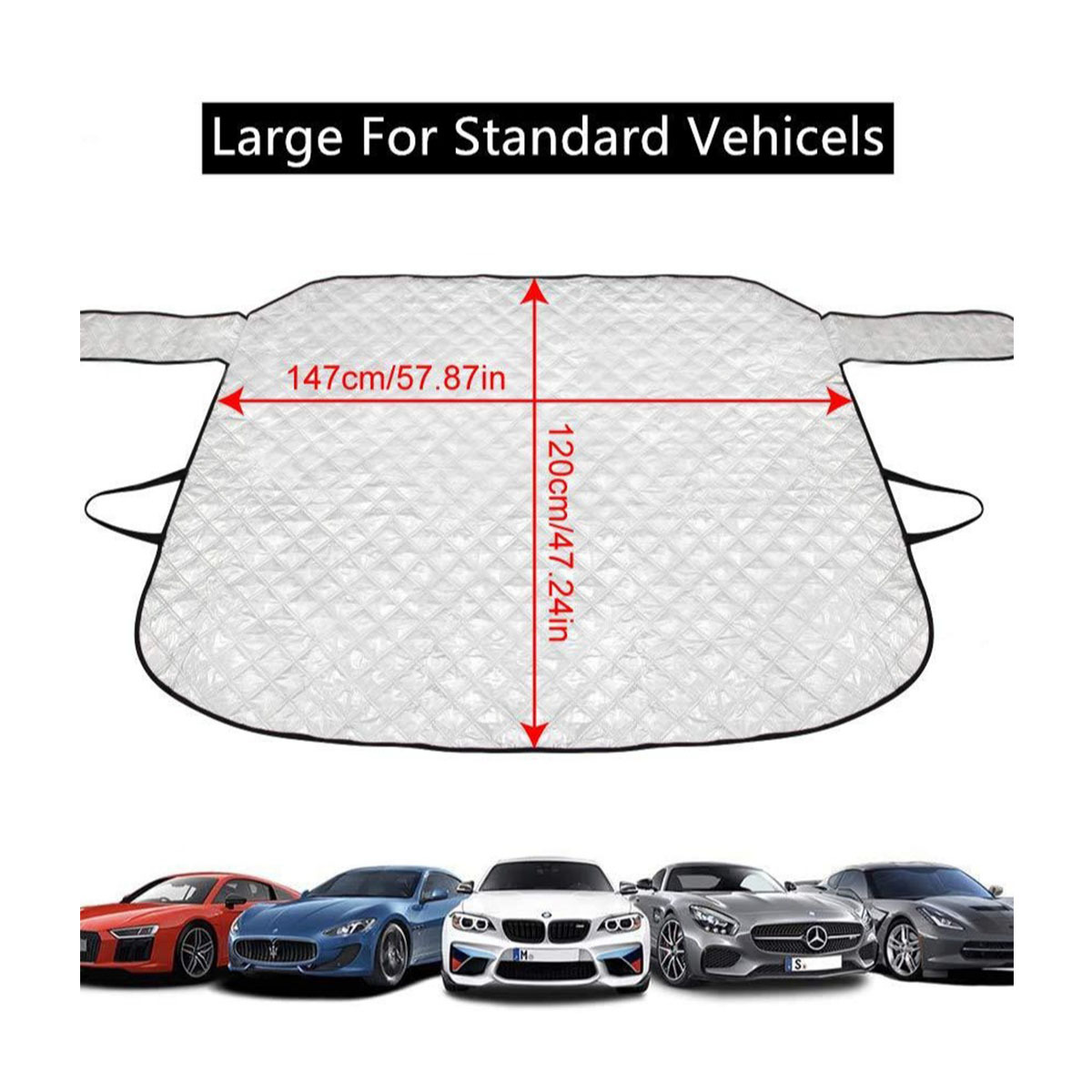 Cross-border car snow shield front windshield snow shield car dust-proof sunshade winter frost-proof frost-proof snow-proof cover