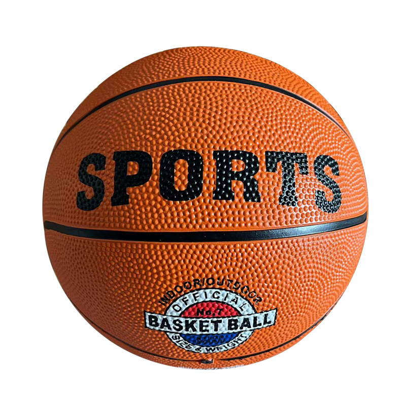 Rubber basketball wholesale 357 kindergarten primary and secondary school students training camp basketball wear-resistant basketball
