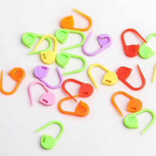 Colorful plastic small fastener weaving aid small anti-unlocking small fastener box packaging handmade
