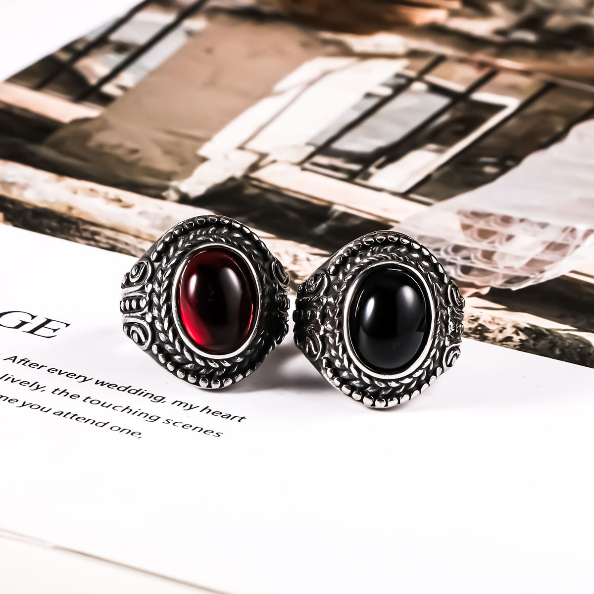 �羳 ���̻�Դ ���������Ѹֽ�ָ�� ��Ƕ��ʯ���Ӹ���ָ�� SA751