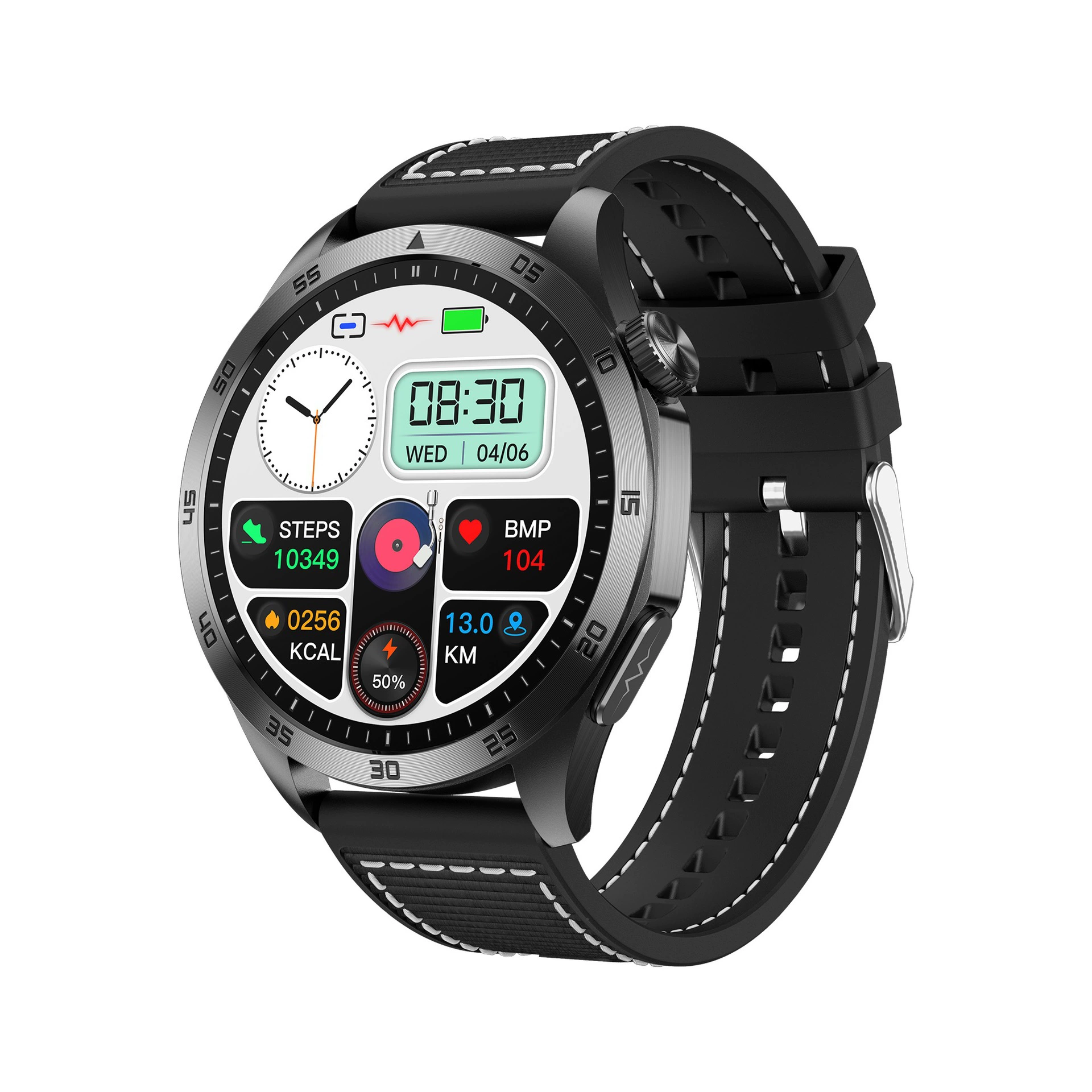 Xiangmingda ET485 Bluetooth вызов ECG анализ компонентов тела жир, шагомер, умные часы