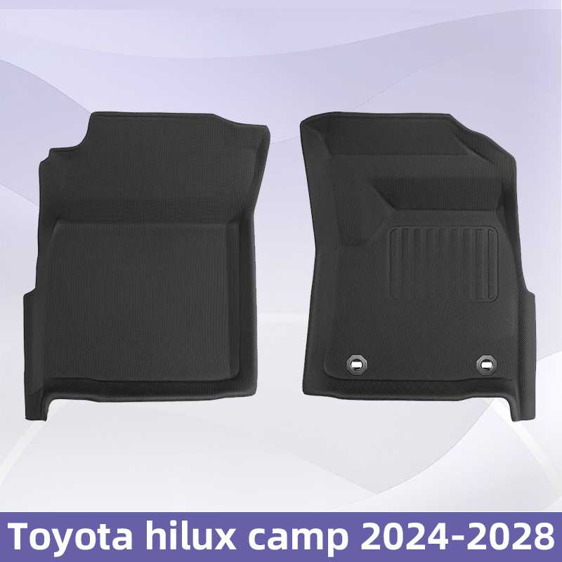 Para Toyota Hilux camp 2024 - 2028 timón derecho 3D todo el tiempo material XPE almohadilla de pie