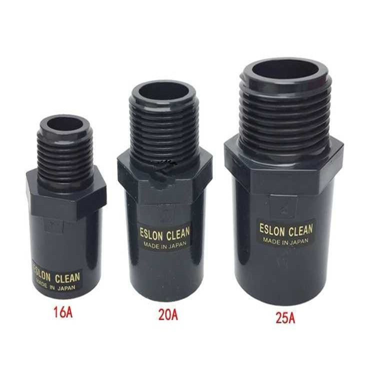 日本积水 CLEAN-PVC 超纯水管道 外牙接头/外牙直通/外牙直接