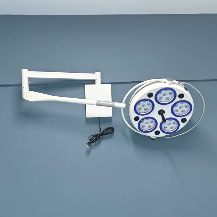 Светодиодная хирургическая лампа подвесного типа 500, экспортного типа, настенная медицинская лампа, лампа с пятью отверстиями, медицинская осмотровая медицинская безтенная лампа