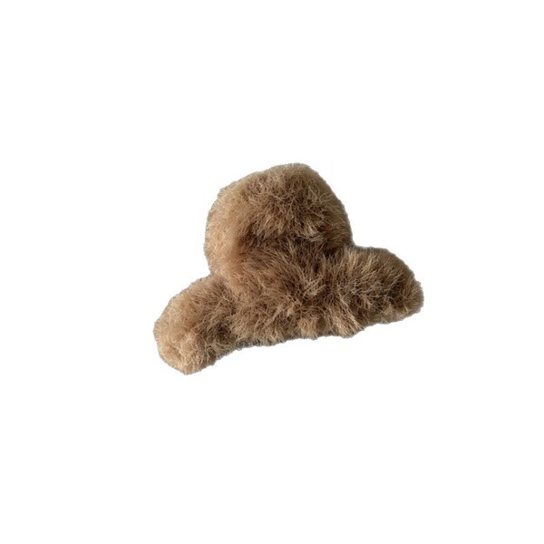 Cute plush small crab pin