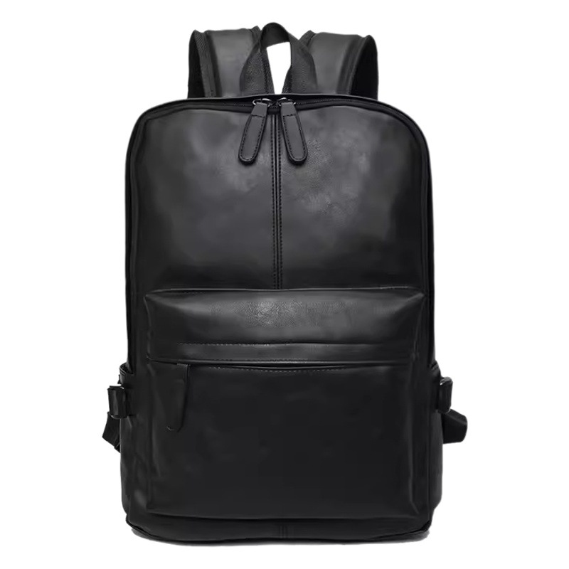 Bolso de viaje de los hombres ocasionales bolso de los hombres de moda mochila estudiante de secundaria estudiante Mochila De Cuero PU moda estilo coreano mochila