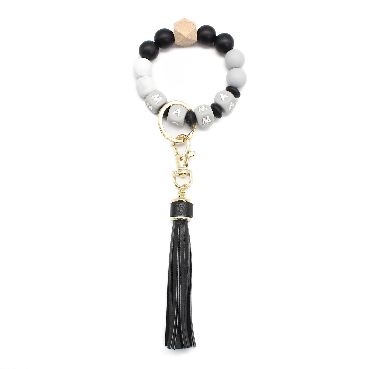 silicone bracelet with tassels