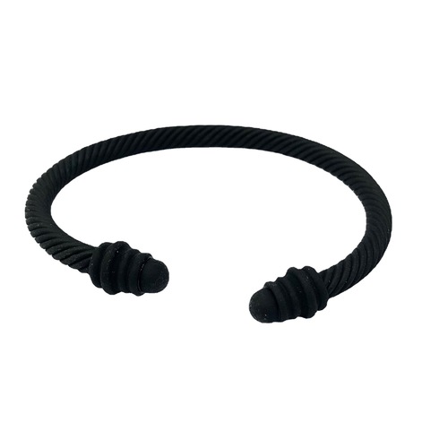 Cross-border cable bracelet matte colored women's open bracelet