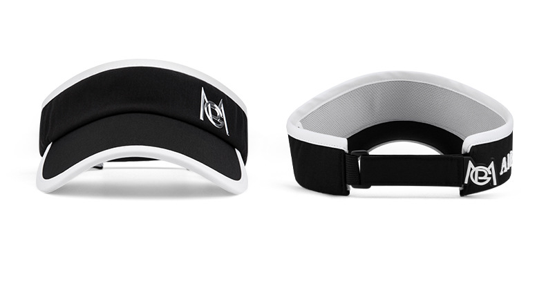 Mũ golf không đỉnh PGM chống nắng nam thoáng khí hút ẩm — MZ045-Đen Trắng, MZ045-màu xám đen, MZ045-in màu đen trắng, Mz040-trắng Đen chi tiết 16