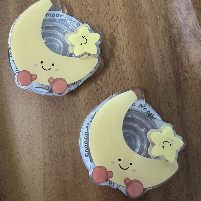 Moon and Star Rotating Suitable for Magsafe Magnetic Mobile Phone Holder, Retractable, Foldableable, Convenient and Powerful Adsorption for Women