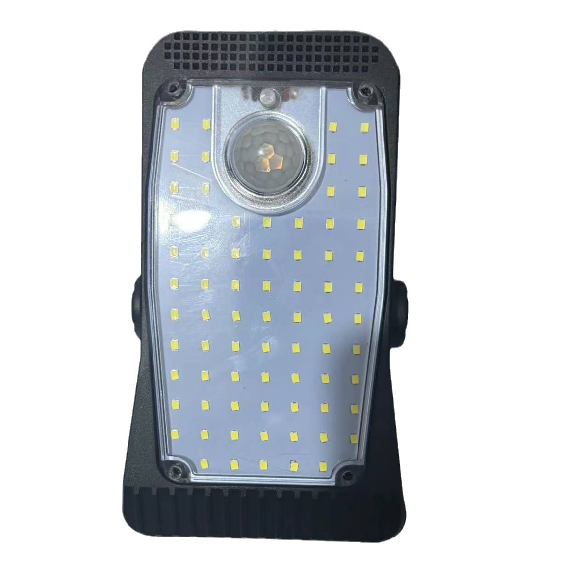 새로운 72LED 태양 클립 램프 야외 안뜰 정원 인체 유도 램프 가정용 방수 조명 가로등