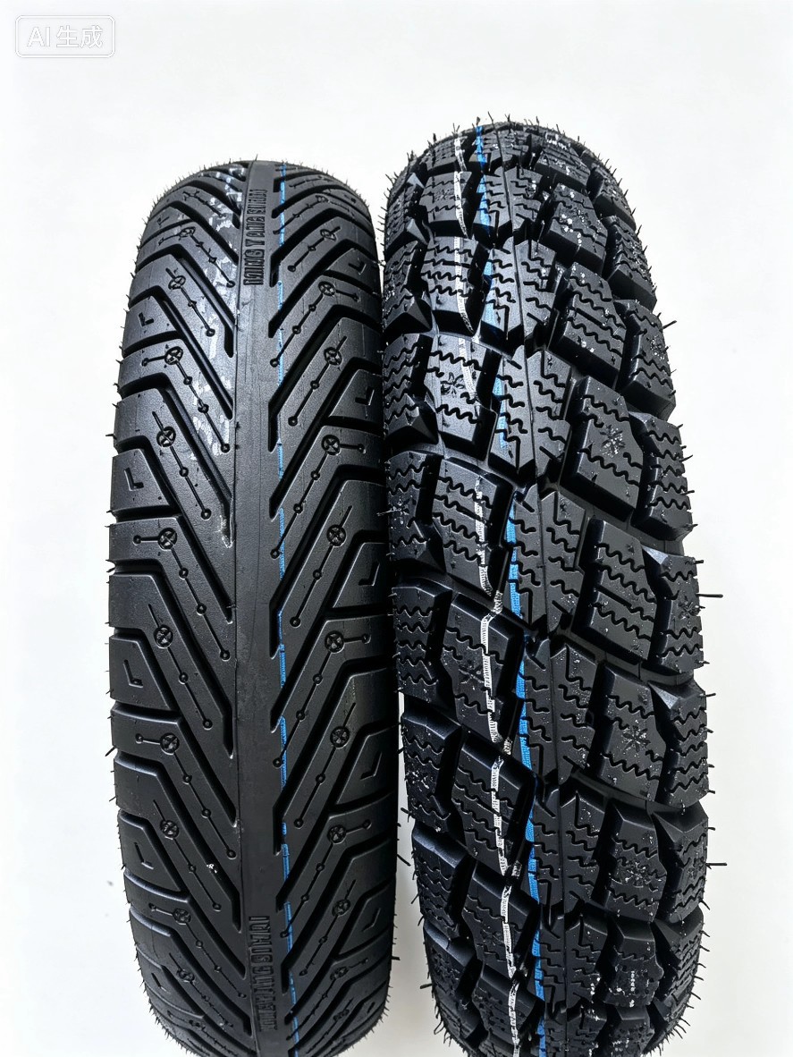 Brand new, unopened 90/90-12 vacuum tire, snow tire, thickened with eight layers, designed to be anti-slip and wear-resistant