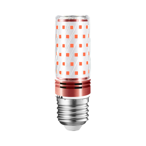 Red LED light bulb red lantern e27e14 thread screw corn lamp super bright energy-saving household God of Wealth lamp