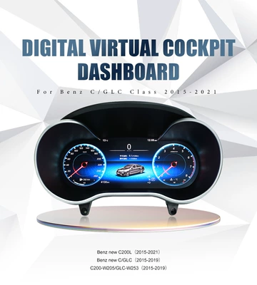 Applicable to Mercedes-Benz C- Class LCD Instrument E-Class GLC Vito W204 W205 W253 W212 Full LCD Instrument Panel (automobile instrument) - mercedes-benz-cglc-2015-2019