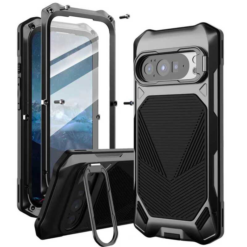 Cross-Border Applicable Google 9 10Pro XL Phone Case Pixel 11 Full-Cover Protective Case with Stand, Anti-Drop Magnetic Case Cross-Border Applicable Google 9 10Pro XL Phone Case Pixel 11 Full-Cover Protective Case with Stand, Anti-Drop Magnetic Case