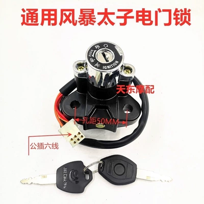 Motorcycle Lock: Ignition Lock, Gs Electric Ignition Lock - storm-prince-electric-door-lock