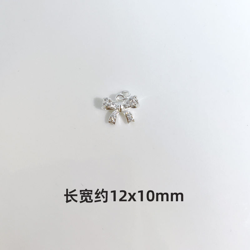 水晶DIY 亮银色控 百搭个性水晶手串隔片隔珠提溜吊坠配件|undefined
