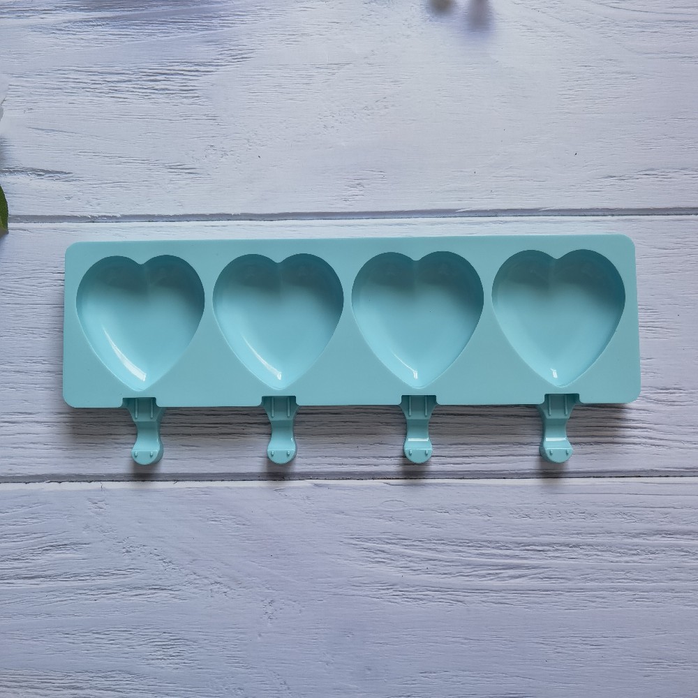 4 compañías de gran amor helado 486 helado de silicona molde de hielo para hacer hielo para suministros de fiesta de verano