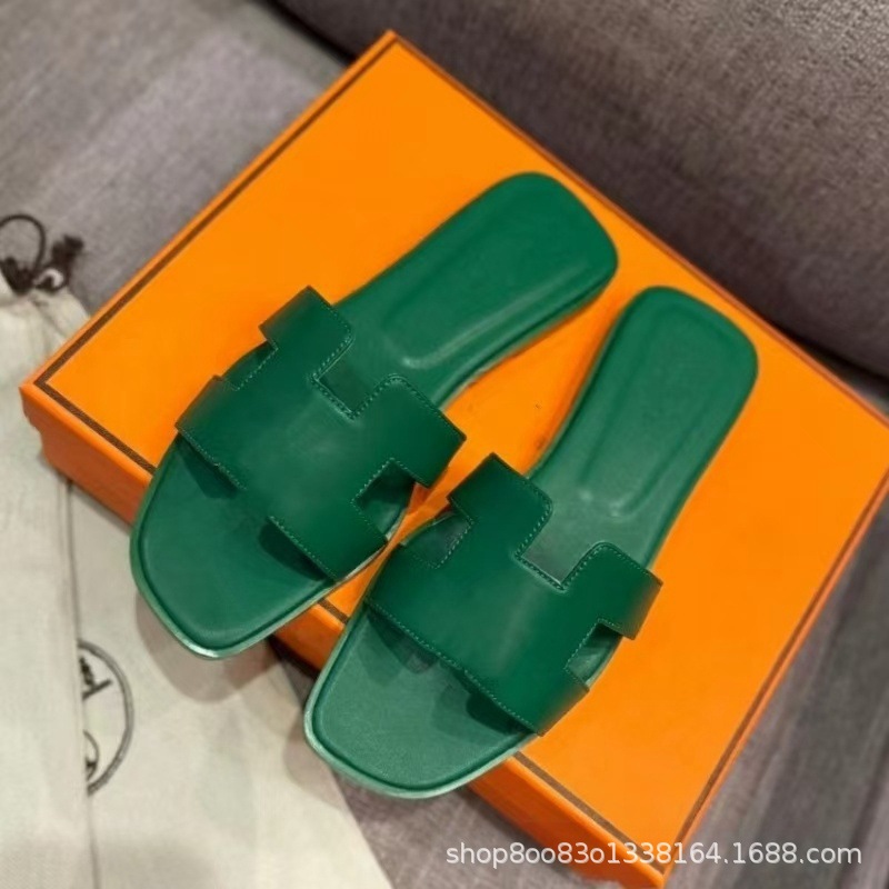 Comercio exterior H zapatillas de alta versión de Guangzhou zapatillas de piso plano para mujeres zapatillas fabricantes de venta