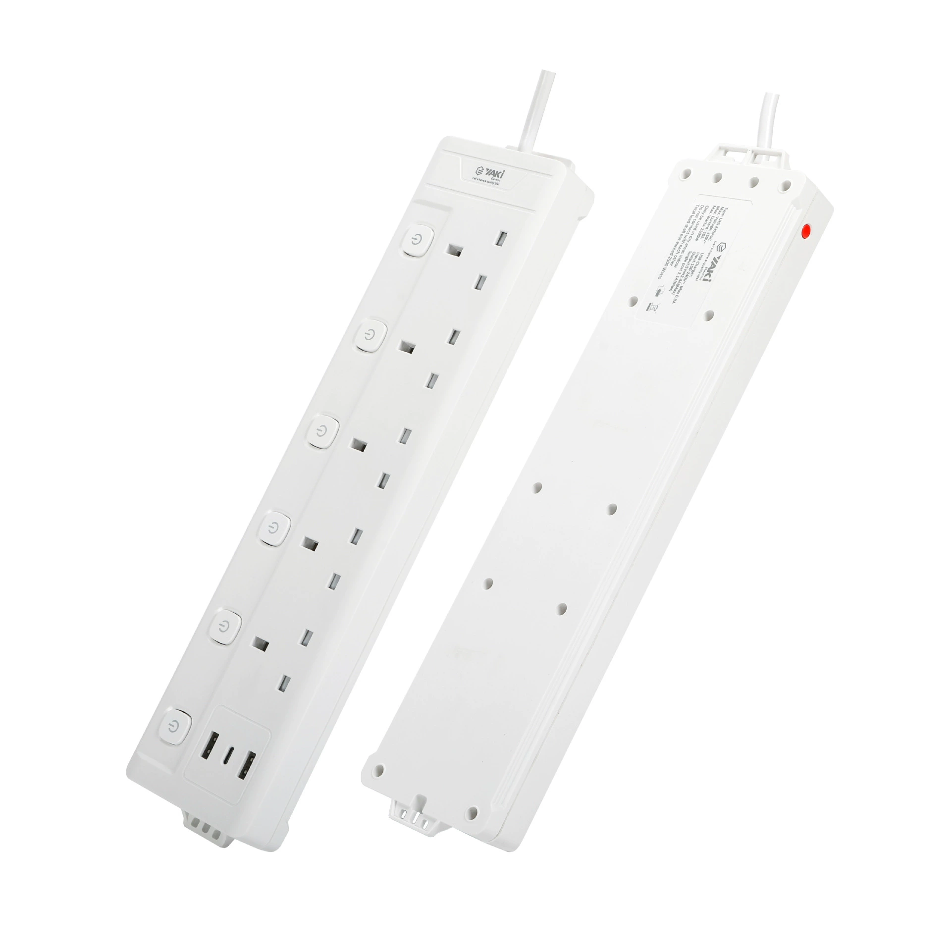 Yingbiao Yaki Powder Siter USB Multifunctional Pole Stomato -Control Dividet Panel European Plug Port Power Jumping Protection
