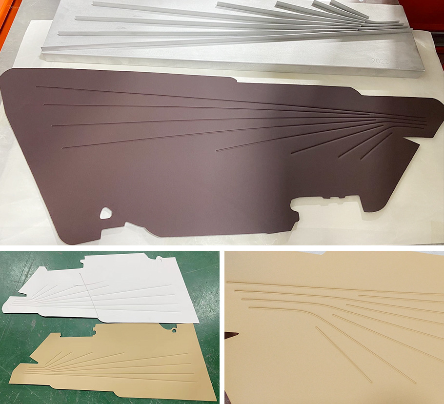 汽车皮革门板压痕