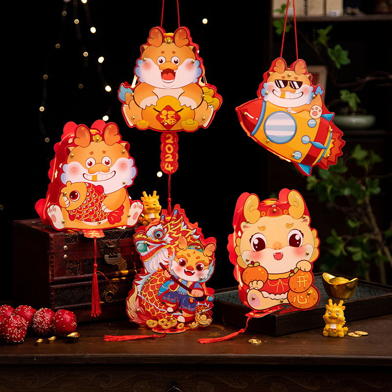 2025 Año Nuevo Fuzi Año Nuevo Año Nuevo Año Nuevo Festival de Primavera Decoraciones Diy Palace Lantern National Tide Regalos de vacaciones Linternas al por mayor