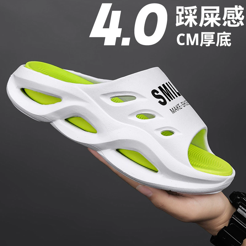 Тапочки мужские летние новые трансграничные большие размеры толстые подошвы сандалии сандалии модные повседневные домашние тенденции