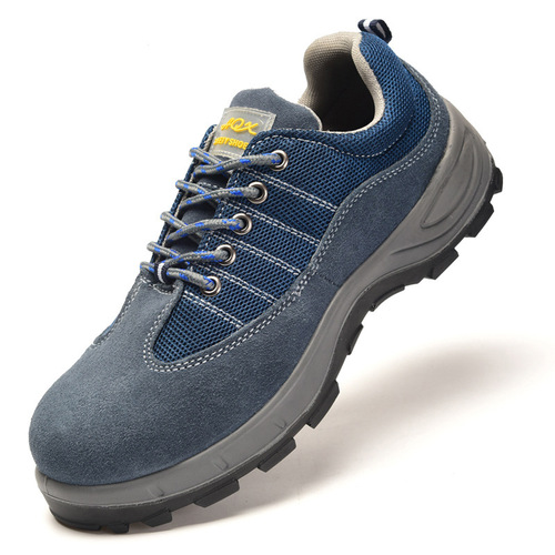 Wholesale lightweight and breathable safety shoes, anti-punching and anti-piercing steel toe safety shoes, men's work shoes