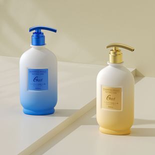 Factory Wholesale 500ml Large Capacity Can Be Customized with Personalized Thick Bottom Washing Bottle Pet Washing Packaging Material Shower Gel Empty Bottle