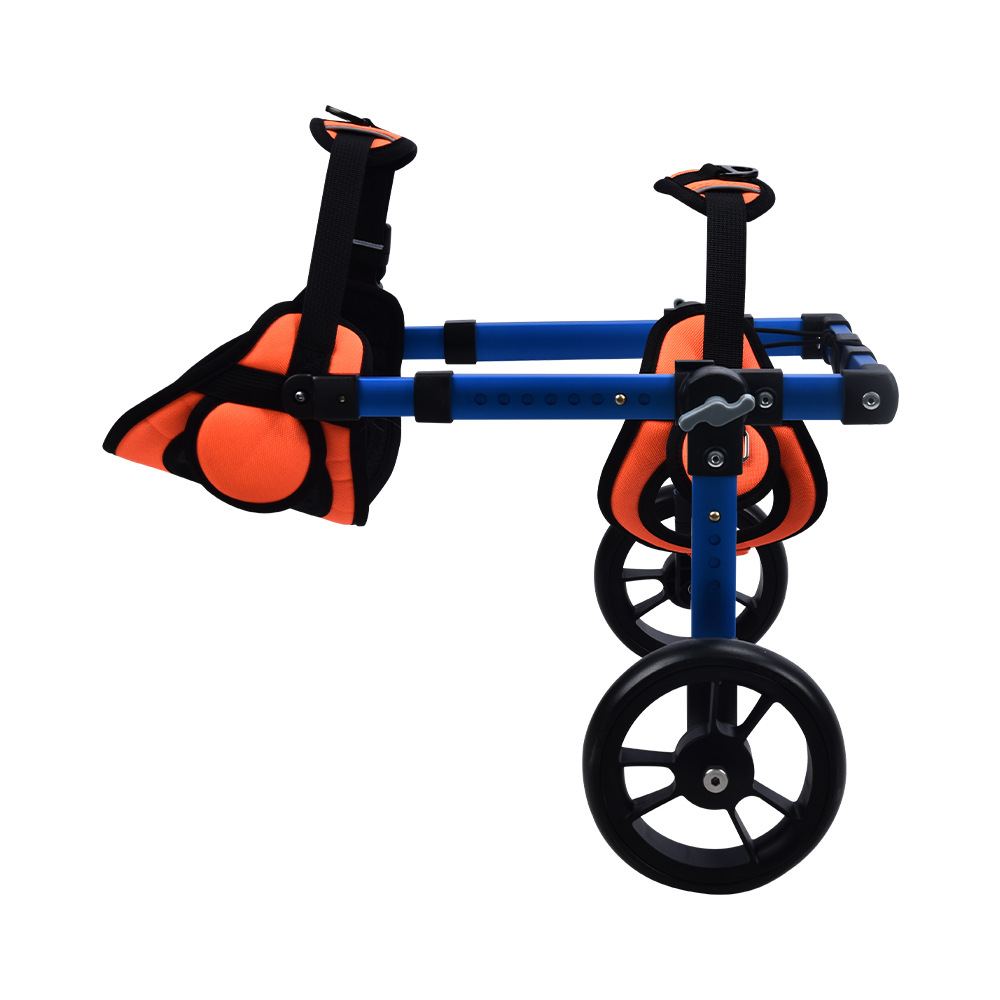 Perro viejo asistido coche de piernas traseras paralizadas silla de ruedas bicicletas de soporte plegable para perros auxiliares de silla de ruedas booster