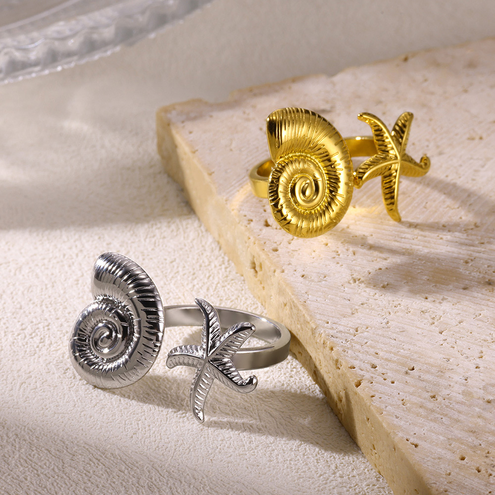 3g Weight 0.03µm-0.05µm Gold Plating Thickness PVD Coated Gold Plating Process Real Gold Plated Plating Material Open Rings Classification 1 Piece Quantity Holiday, Daily Occasion 304 Stainless Steel Material Flower Pattern All Seasons Season Women's Gender Vacation, Simple Style Style Waterproof Non Tarnish, Plating Craft PVD Coated Real Gold Plated Flower 304 Stainless Steel Vacation Simple Style Waterproof Non Tarnish Open Rings 12