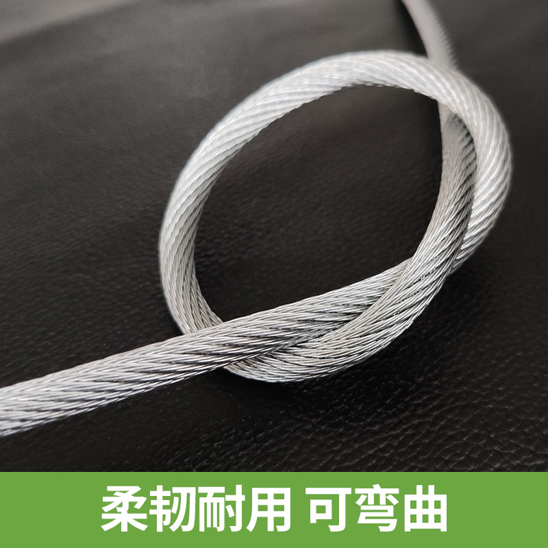 Wholesale anti-rotation galvanized steel wire rope lifting crane micro electric hoist special wear-resistant without plastic coating