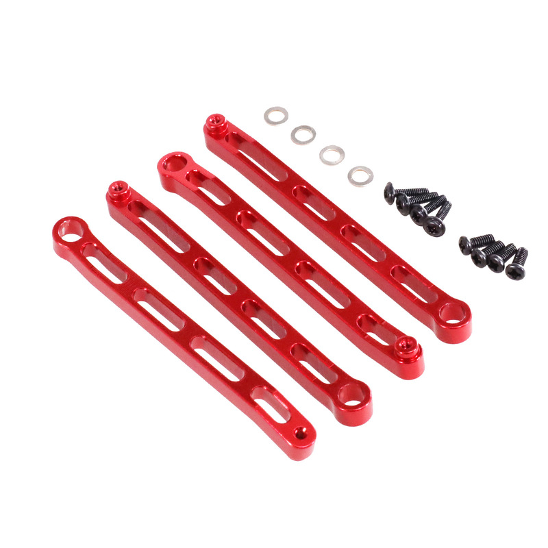 Mangniu 1/12 Mn168 Mn78 Mn82 Remote Control Car Spare Parts Metal Upgrade Modified Chassis Fixed Pull Rod