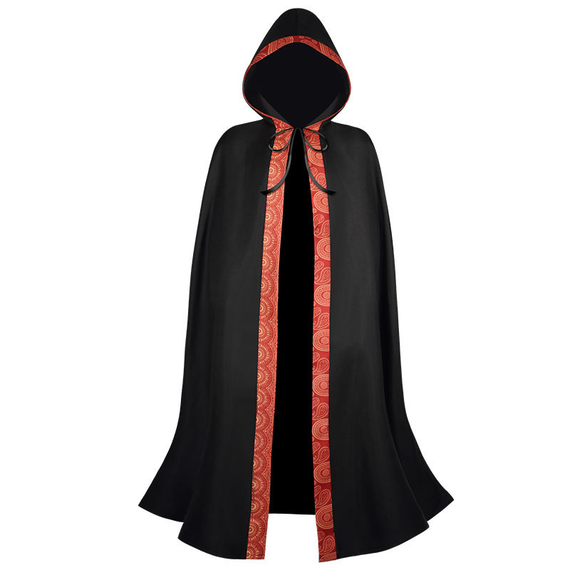 New Men's Five-Color Long Cape, Medieval Church Cleric Loose-Fitting Costume, Role-Playing