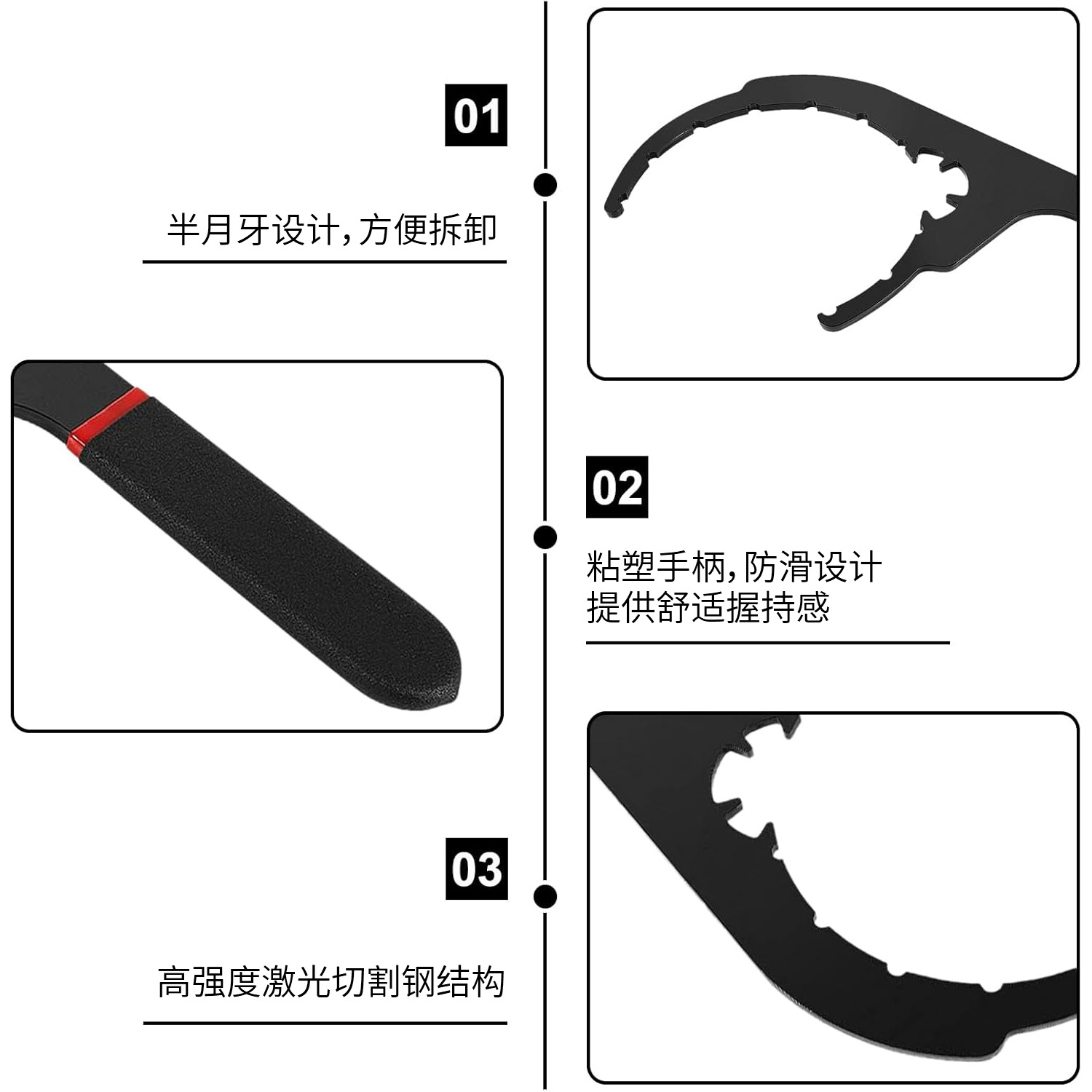 380134 382 Tapa de escape Llave de filtro de combustible Herramienta de reparación de gas diesel Separador de aceite y agua Llave de desmontaje