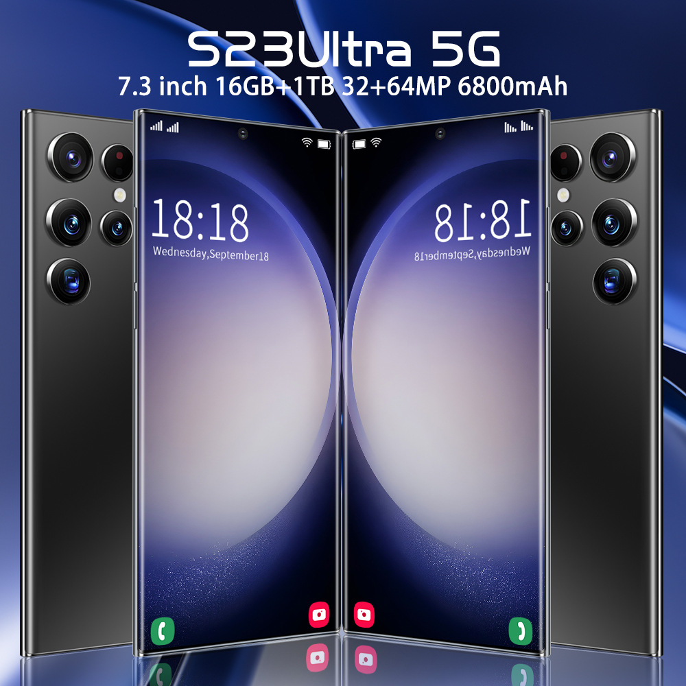 新款3+64G跨境手机S23Ultra5G真4G现货 6.7寸智能手机 厂家海外代