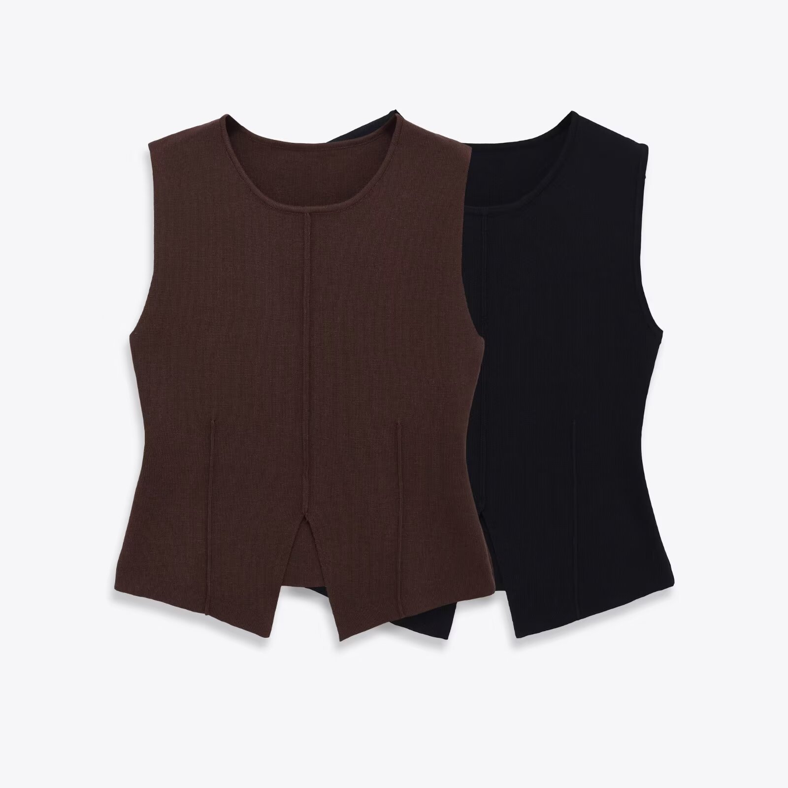 autumn sexy design knitted vest sleevless