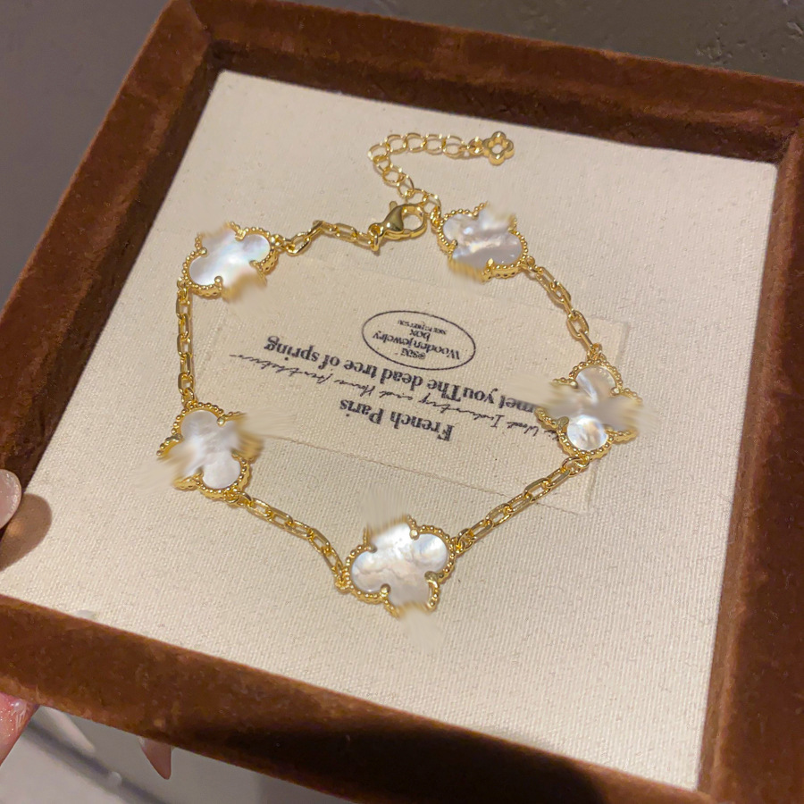 1 # Pulsera-Oro-Blanco (oro real chapado)